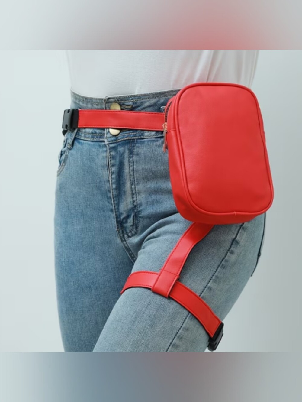 Women’s Leg Harness Bag Thigh Pouch Waist Hip Belt Crossbody Phone Purse